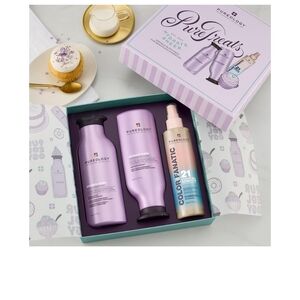 Pureology Hydrate Sheer Set in Purple and Cream